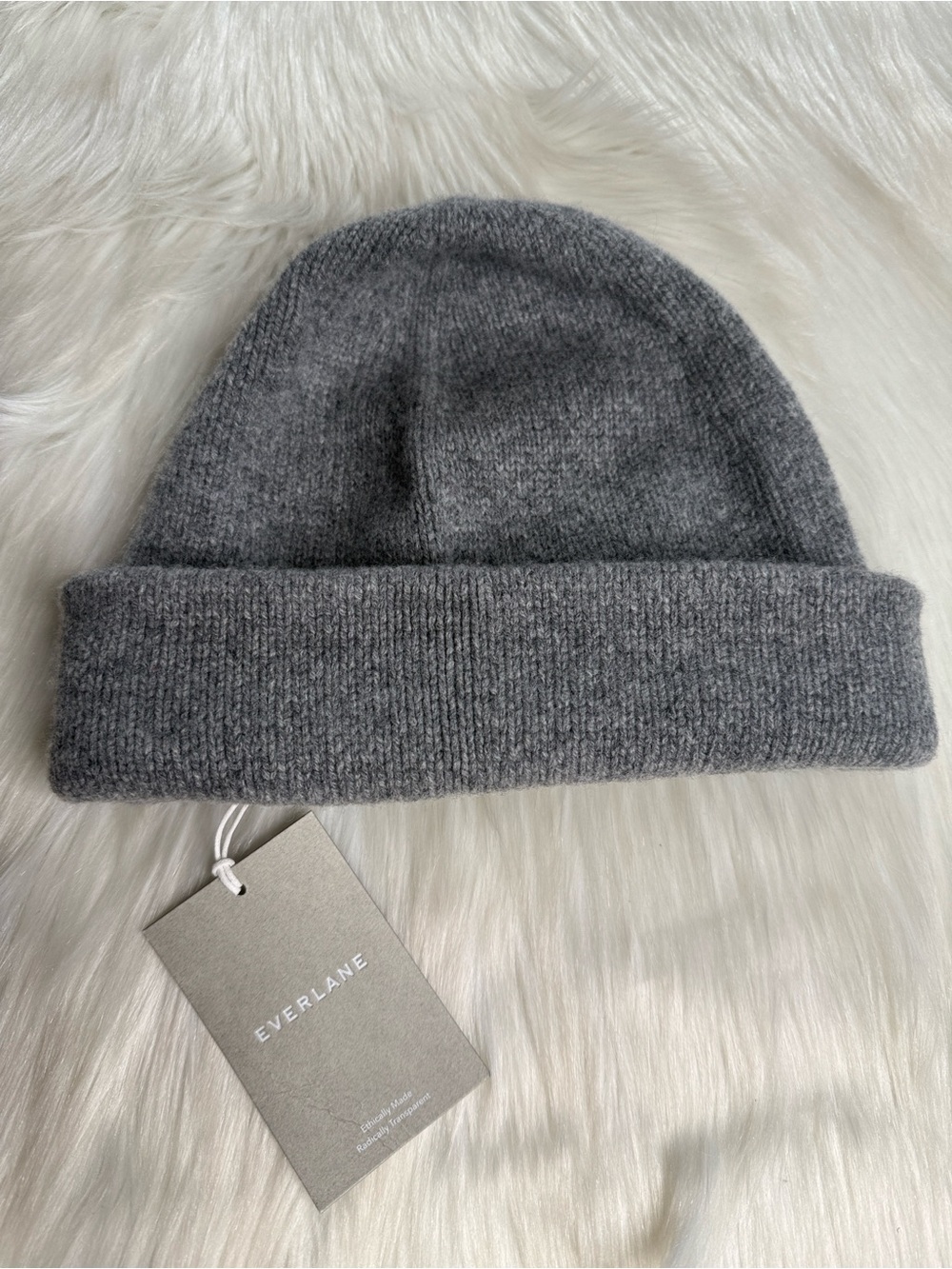 Everlane Gray Merino Wool Beanie Unisex NWT OS
